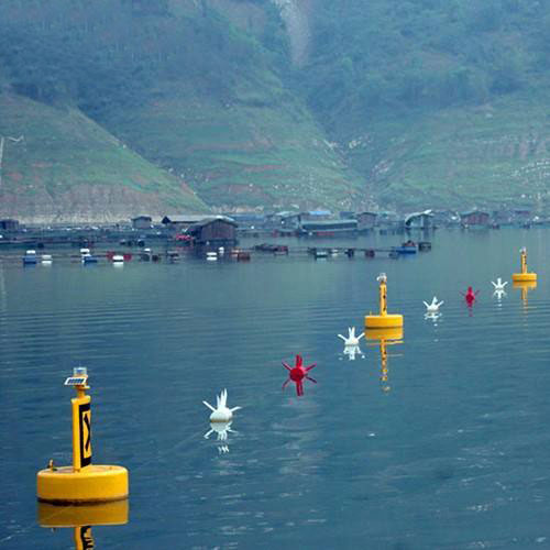 航道浮標防腐用聚脲噴涂機效果怎么樣(圖1) 航道浮標防腐用聚脲噴涂機效果