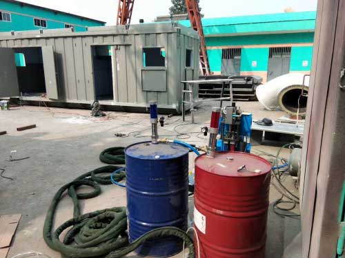 集裝箱移動(dòng)保鮮庫保溫(圖3) 集裝箱移動(dòng)保鮮庫保溫