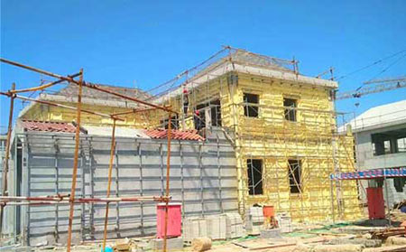 屋外墻面用什么型號的聚氨酯噴涂機(jī)(圖3) 屋外墻面保溫聚氨酯噴涂